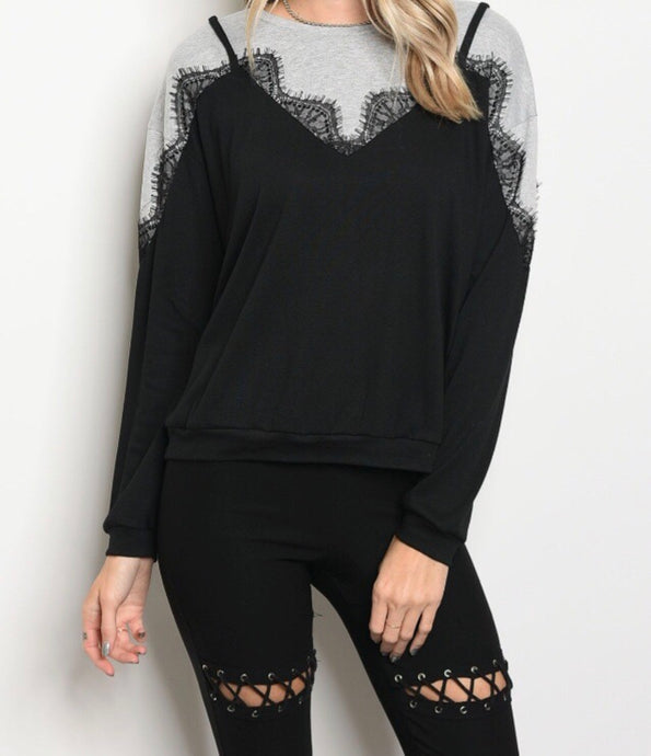 Detailed Lace sweater