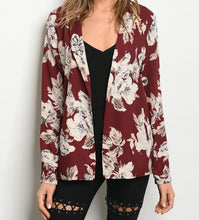 Load image into Gallery viewer, FLORAL PRINT DRESSY BLAZER