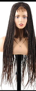 Elegant 30inc  lace front  braid wig