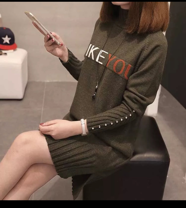 Elegant sweater  dress