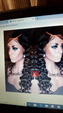 Load image into Gallery viewer, Lace Front Human With Baby Hair Deep Wave Wig / Bleached Knots