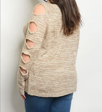 Load image into Gallery viewer, A NIGHT OUT PLUS SIZE SWEATER