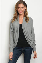 Load image into Gallery viewer, Classic Bubble Grey Cardigan