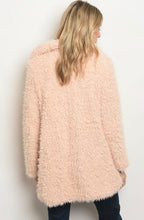 Load image into Gallery viewer, Blush Teddy Faux Fur Coat