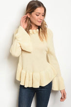 Load image into Gallery viewer, Dressy Cream Sweater