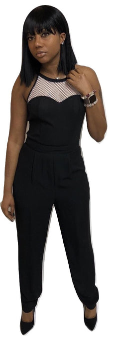 ONE PIECE JUMPSUIT WITH MESH