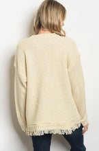 Load image into Gallery viewer, Oatmeal Textured Sweater