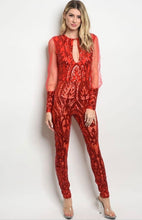 Load image into Gallery viewer, ONE PIECE JUMPSUIT WITH SEQUINS