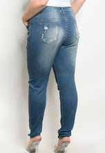 Load image into Gallery viewer, DENIM PLUS SIZE PANTS