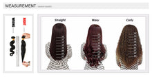 Load image into Gallery viewer, Brazilian Kinky Straight Ponytail Human Hair Natural Color Clip In Hair Extensions